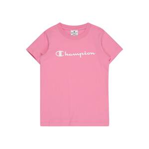 Champion Authentic Athletic Apparel Tričko  pink / bílá