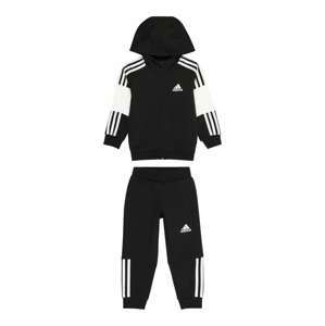 ADIDAS SPORTSWEAR Tepláková souprava  černá / bílá