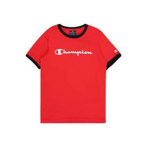 Champion Authentic Athletic Apparel Tričko 'Ringer'  červená / černá / bílá