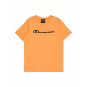 Champion Authentic Athletic Apparel Tričko  oranžová / černá