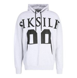 SikSilk Mikina  šedý melír / černá