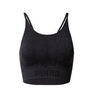 PUMA Sportovní podprsenka  černá