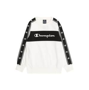 Champion Authentic Athletic Apparel Mikina  černá / bílá