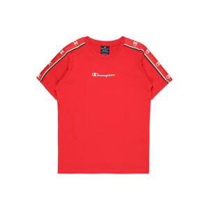 Champion Authentic Athletic Apparel Tričko  světle šedá / červená / černá / bílá