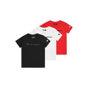 Champion Authentic Athletic Apparel Tričko  červená / černá / bílá