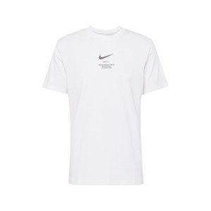 Nike Sportswear Tričko  šedá / černá / bílá