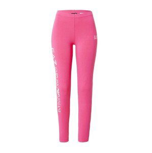 EA7 Emporio Armani Legíny  pink / bílá