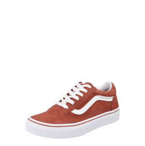 VANS Tenisky 'Old Skool'  rezavě červená / bílá