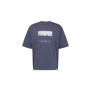 Carhartt WIP Tričko  marine modrá / offwhite