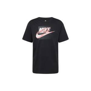 Nike Sportswear Tričko  antracitová / pastelově červená / černá / bílá