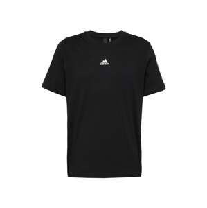 ADIDAS SPORTSWEAR Funkční tričko  černá / bílá