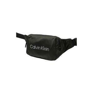 Calvin Klein Ledvinka  tmavě zelená / bílá