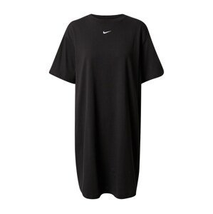 Nike Sportswear Šaty  černá / bílá