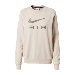 Nike Sportswear Mikina  mokka / režná