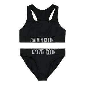 Calvin Klein Swimwear Sportovní plavky  černá / bílá