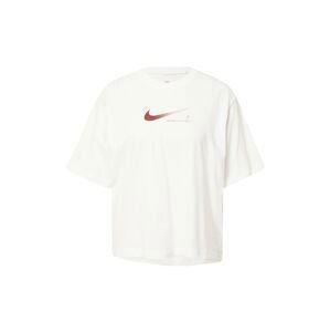 Nike Sportswear Tričko  burgundská červeň / melounová / bílá