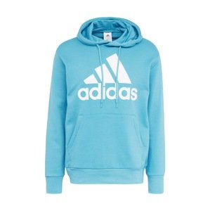 ADIDAS SPORTSWEAR Sportovní mikina  azurová / bílá