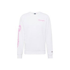 Champion Authentic Athletic Apparel Mikina  pink / bílá