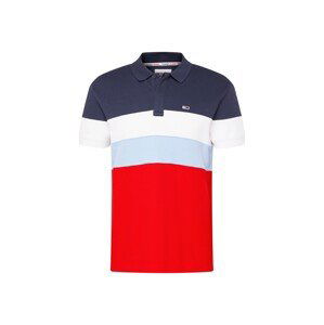Tommy Jeans Tričko  námořnická modř / světlemodrá / červená / bílá