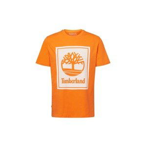 TIMBERLAND Tričko  oranžová / přírodní bílá