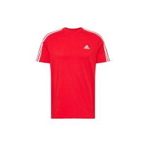 ADIDAS SPORTSWEAR Funkční tričko  červená / bílá