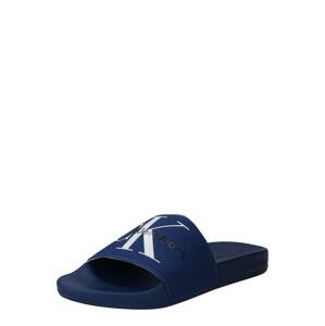 Calvin Klein Jeans Pantofle  námořnická modř / černá / bílá