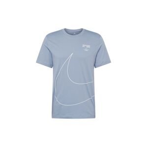 Nike Sportswear Tričko  šedá / bílá