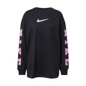 Nike Sportswear Tričko  nebeská modř / eosin / černá