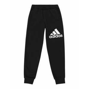 ADIDAS SPORTSWEAR Sportovní kalhoty  černá / bílá