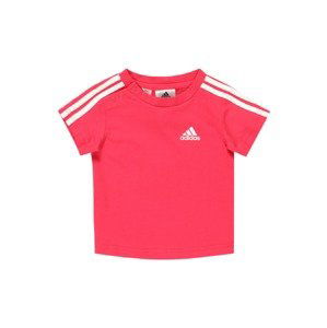 ADIDAS SPORTSWEAR Funkční tričko  svítivě růžová / bílá