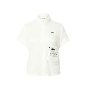 Lacoste Sport Sportovní bunda  černá / bílá