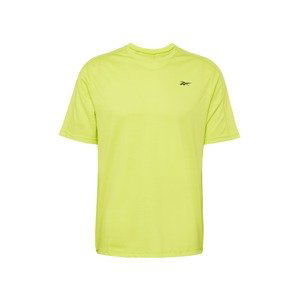 Reebok Sport Funkční tričko  limone / černá