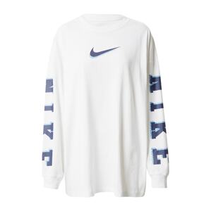 Nike Sportswear Tričko  modrá / námořnická modř / bílá