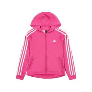 ADIDAS SPORTSWEAR Sportovní mikina  pink / bílá