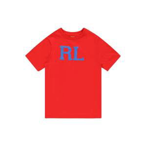 Polo Ralph Lauren Tričko  azurová / červená