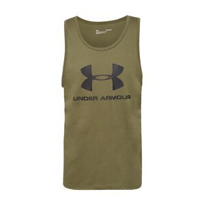 UNDER ARMOUR Funkční tričko  olivová / černá