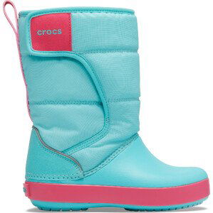 sněhule Crocs Lodgepoint Snow boot - Ice blue/pool velikosti bot EU: 24