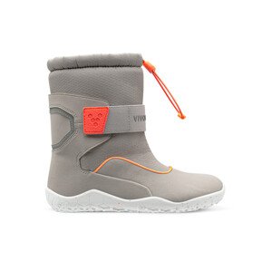 boty Vivobarefoot Yeti Ash Grey Neon Red Velikost boty (EU): 24, Vnitřní délka boty: 140, Vnitřní šířka boty: 63