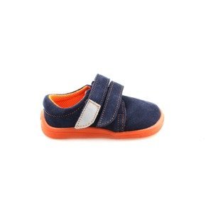 boty Beda nízké Blue Mandarine modré s oranžovou (BF 0001/W/nízký) velikosti bot EU: 24
