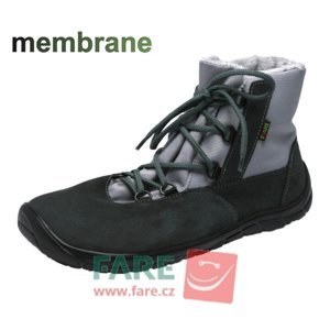 boty Fare B5643261 černo-šedé s membránou (bare) Velikost boty (EU): 36