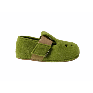 bačkory Pegres BF04 zelená filcové Velikost boty (EU): 22, Vnitřní délka boty: 142, Vnitřní šířka boty: 62