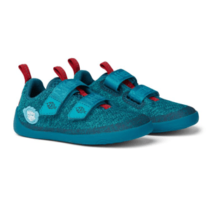 tenisky Affenzahn Lowcut Knit Shark Blue/Red Velikost boty (EU): 22, Vnitřní délka boty: 140, Vnitřní šířka boty: 59
