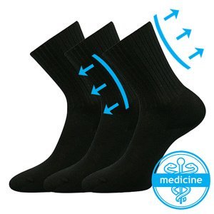 Ponožky Voxx Diarten černá, 3 páry Velikost ponožek: 41-42 EU