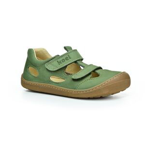 Koel4kids Deen Olive 07M033.101-360 barefoot sandály Velikost boty (EU): 26, Vnitřní délka boty: 175, Vnitřní šířka boty: 69