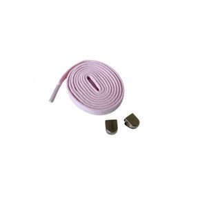 elastické tkaničky růžové s koncovkami, bez zavazování