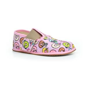 Pegres BF01 růžový donut barefoot bačkory Velikost boty (EU): 24, Vnitřní délka boty: 155, Vnitřní šířka boty: 66