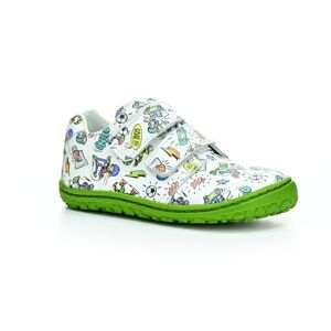 Lurchi Noah Leather White/Green barefoot boty Velikost boty (EU): 22, Vnitřní délka boty: 145, Vnitřní šířka boty: 57