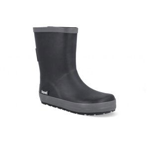 Koel Koel4Kids Wellie Bare Solid Black barefoot holinky Velikost boty (EU): 28, Vnitřní délka boty: 190, Vnitřní šířka boty: 75