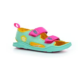 Affenzahn Sandal Vegan Airy Owl Turquoise barefoot sandály Velikost boty (EU): 23, Vnitřní délka boty: 146, Vnitřní šířka boty: 60