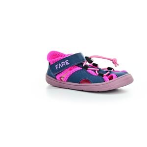 Fare WIDE 7061451 modro-růžové barefoot sandály Velikost boty (EU): 24, Vnitřní délka boty: 161, Vnitřní šířka boty: 68